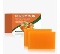 Persimmon Goat Milk Soap,Persimmon Soap - Hecho a mano con cuidado,Antienvejecimiento y vegano,Jabón desodorante natural para la limpieza y el cuidado de la piel de la cara y el cuerpo (2)