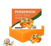 Persimmon Soap Bar,Body Odor Removal,Persimmon Goat Milk Soap,Face & Body Wash,Deodorant Bodys Bar for Old People Smell,Mild Bath Soaps for All Skin Types,Leaving your skin Men&Women Adults (1PCS)