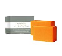 Persimmon Soap Bar for Body Odor Control, pieza de jabón desodorante natural para personas mayores, elimina olores fuertes, jabón orgánico neutralizador de olores para mujeres y hombres