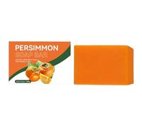 Persimmon Soap, Body Odor Eliminator, Refreshing Scent and Gentle Formula, Deep Moisturizing Rich Foam Skin Cleansing Bar for Men, Women, Teens, Elderly, Salon, Home, Travel, Daily Use