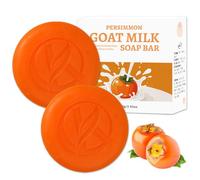 Persimmon Soap - Pack de 2 Jabones Naturales Desodorizantes e Hidratantes, Jabón Natural para Cuidado íntimo de Cuerpo Entero de Limpieza Suave, Exfoliante Control del Olor Corporal