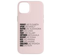 PERSISTE como Elizabeth Hablar Nancy Rule Ruth USA Congress Carcasa para iPhone 14 Plus