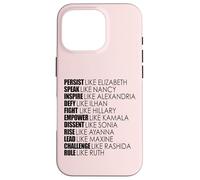 PERSISTE como Elizabeth Hablar Nancy Rule Ruth USA Congress Carcasa para iPhone 16 Pro