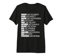 PERSISTE como LA Regla DE Elizabeth Ruth Persevere KETANJI KBJ Meme Camiseta Premium