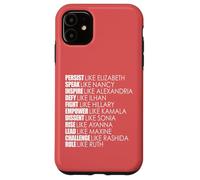 PERSISTE como LA Regla DE Elizabeth Ruth US Congress Women Meme Carcasa para iPhone 11