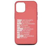 PERSISTE como LA Regla DE Elizabeth Ruth US Congress Women Meme Carcasa para iPhone 12/12 Pro