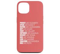 PERSISTE como LA Regla DE Elizabeth Ruth US Congress Women Meme Carcasa para iPhone 13
