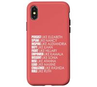 PERSISTE como LA Regla DE Elizabeth Ruth US Congress Women Meme Carcasa para iPhone X/XS