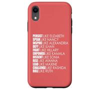 PERSISTE como LA Regla DE Elizabeth Ruth US Congress Women Meme Carcasa para iPhone XR