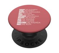 PERSISTE como LA Regla DE Elizabeth Ruth US Congress Women Meme PopSockets PopGrip Adhesivo