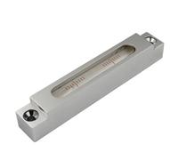 Persistence 1 mininivel de burbuja, medidor de alta precisión, tamaño 132 x 22 x 20 mm, 0,02 mm/M