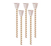 Persistence 5 estacas largas de cobre para jardín, electrocultura de cobre, para piezas de jardín