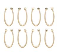 Persistence 8 Cierres de Bikini, de Correa de Metal, Pasadores de Bikini de Aleación, Clips, Hebilla de en Forma de U, de Pecho, Conector Dorado.