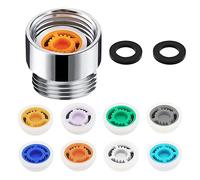 Persistence Juego de 11 alcachofa de ducha con limitador de caudal, ahorro de agua, limitador de caudal, para cabezal de ducha de ahorro de agua