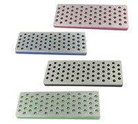 Persistence Juego de 4 Piezas Piedra de Afilar de Diamante PortáTil para Esquiar en Hielo Snowboard Bordes de Esquí Accesorios de Esquí Afilador de Cuchillos