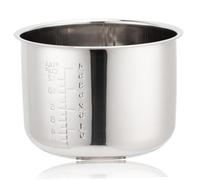 Persistence Olla Interior de Acero Inoxidable para Olla Arrocera de 5 L, con Báscula, Ideal para Arroz Perfecto