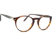 Persol Hombre Persol PO3092V 9015 Monturas ópticas Acetato Tortuga Transparente Pantos Normal