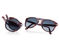 Persol 714 52 El Plegable Col. 24/S3 Havana Oscuro Lentes Azul Polar Tortoise