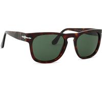 Persol Unisex Persol PO3333S ELIO 24/31 Gafas de sol Acetato Tortuga Verde Cuadrada Normal