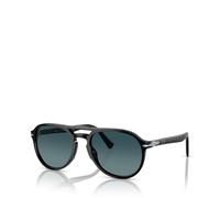 Persol Unisex Persol PO3235S EL PROFESOR SERGIO 095/S3 Gafas de sol Acetato Negro Azul Piloto Polarizado Sombreado