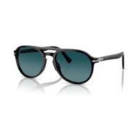Persol Unisex PO3235S EL PROFESOR SERGIO 095/S3 Gafas de sol Acetato Negro Azul Piloto Polarizado Sombreado