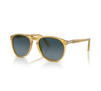 Persol Hombre PO9649S 204/S3 Gafas de sol Acetato Amarillo Azul Piloto Polarizado Sombreado