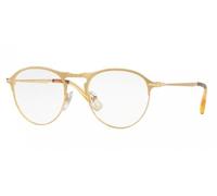 Persol Hombre Ovalado Gafas PO7092V 1069 Oro Marco Demo Personalizables Lente