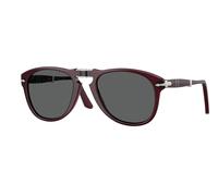 Persol Hombre Persol PO0714 FOLDING 1216B1 Gafas de sol Acetato Bordeaux Gris Piloto Normal