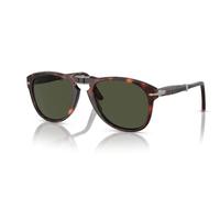 Persol Hombre Persol PO0714 FOLDING 24/31 Gafas de sol Acetato Tortuga Verde Piloto Normal