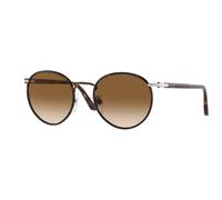 Persol Hombre Sunglass PO2422SJ - Color del Marco: Marrón Mate, Color de la Lente: Marrón Degradado