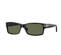 Persol Hombre Persol PO2803S 95/58 Gafas de sol Acetato Negro Verde Cuadrada Polarizado