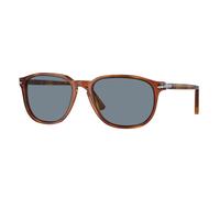 Persol Hombre Sunglass PO3019S - Color del Marco: Terra Di Siena, Color de la Lente: Azul Claro