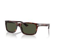Persol Hombre Persol PO3048S 24/31 Gafas de sol Acetato Tortuga Verde Cuadrada Normal