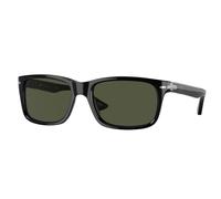 Persol Hombre Persol PO3048S 95/31 Gafas de sol Acetato Negro Verde Cuadrada Normal