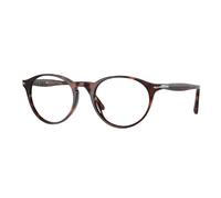 Persol Hombre Persol PO3092V 9015 Monturas ópticas Acetato Tortuga Transparente Pantos Normal
