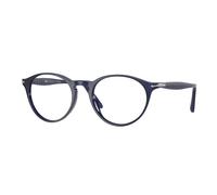 Persol Hombre Persol PO3092V 9038 Monturas ópticas Acetato Azul Transparente Pantos Normal