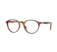 Persol Hombre Persol PO3092V 96 Monturas ópticas Acetato Marrón Transparente Pantos Normal