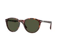Persol Hombre Persol PO3152S 901531 Gafas de sol Acetato Tortuga Verde Redonda Normal