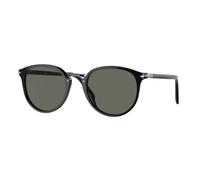 Persol Hombre Persol PO3210S 95/31 Gafas de sol Acetato Negro Verde Redonda Normal
