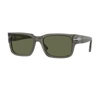 Persol Hombre Persol PO3315S 110358 Gafas de sol Acetato Gris Verde Cuadrada Polarizado