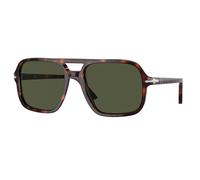 Persol Hombre Persol PO3328S 24/31 Gafas de sol Acetato Tortuga Verde Piloto Normal