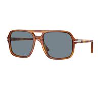 Persol Hombre Persol PO3328S 96/56 Gafas de sol Acetato Marrón Azul Piloto Normal Antirreflejo