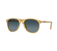 Persol Hombre Persol PO9649S 204/S3 Gafas de sol Acetato Amarillo Azul Piloto Polarizado Sombreado