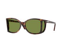 Persol Hombre PO0005 24/4E Gafas de sol Acetato Tortuga Verde Cuadrada Normal