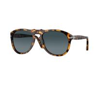 Persol Hombre PO0649 1052S3 Gafas de sol Acetato Tortuga Azul Piloto Polarizado Sombreado