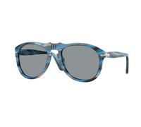 Persol Hombre PO0649 1234R5 Gafas de sol Acetato Azul Gris Piloto Normal
