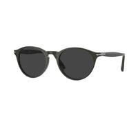 Persol Hombre PO3092SM 907048 Gafas de sol Acetato Verde Gris Redonda Polarizado
