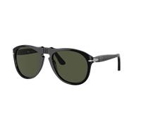 Persol Hombre Sunglass PO0649 649 - Original - Color del Marco: Negro, Color de la Lente: Verde