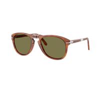 Persol Hombre Sunglass PO0714SM 714SM - Steve McQueen - Color del Marco: Terra Di Siena, Color de la Lente: Polar Verde