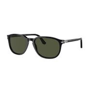 Persol Hombre Sunglass PO3019S - Color del Marco: Negro, Color de la Lente: Verde